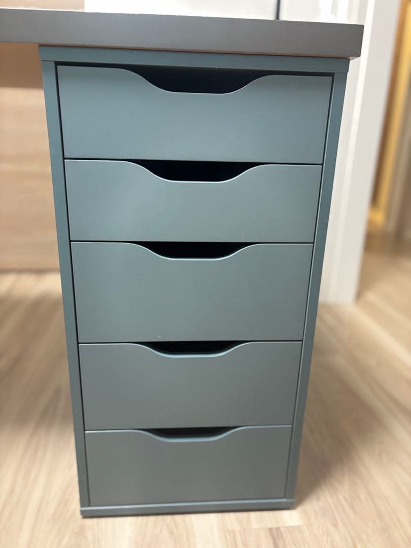 ※説明文必読　IKEA デスク　5段引き出し付き