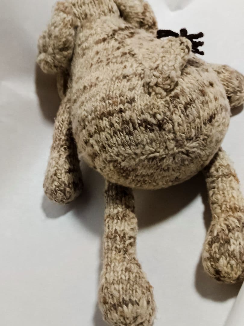 kenana knittrsウールのあみぐるみ猿と象さん