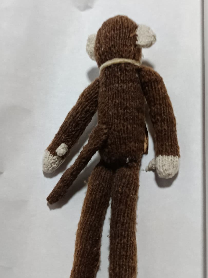 kenana knittrsウールのあみぐるみ猿と象さん