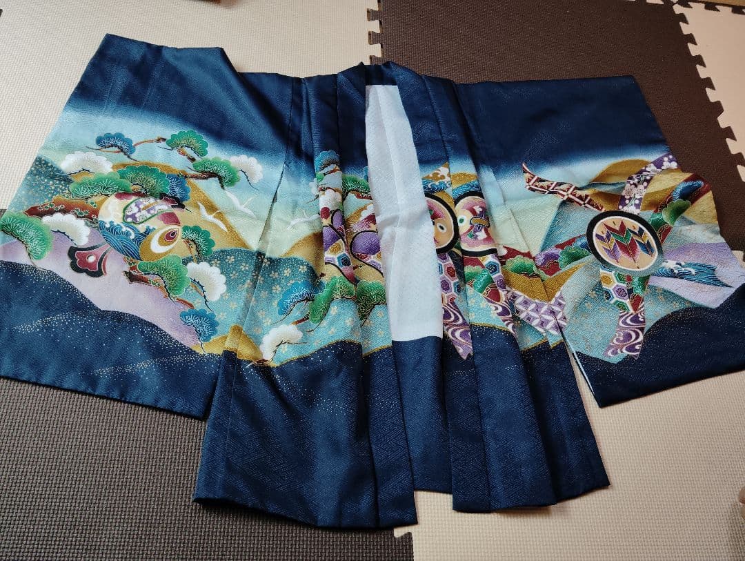 七五三　5歳　五歳　男の子　着物　袴　羽織り