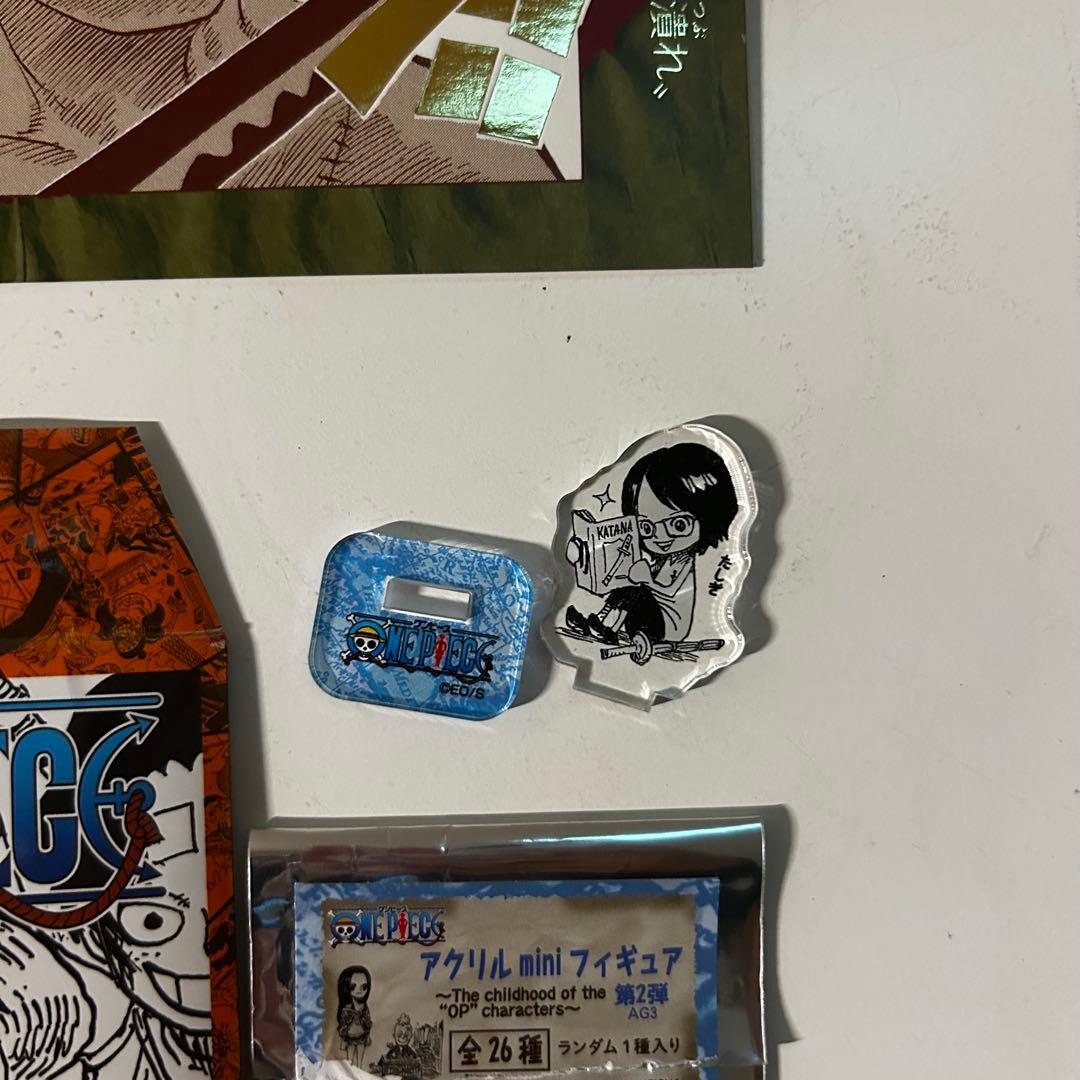 ONE PIECE ポストカードコレクション 第2弾、アクスタ3点まとめ売り