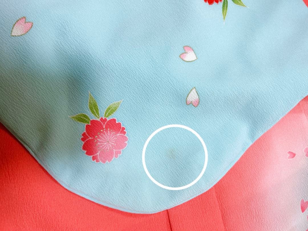 ピンク×水色♡七五三　7歳　女の子　フルセット　一式