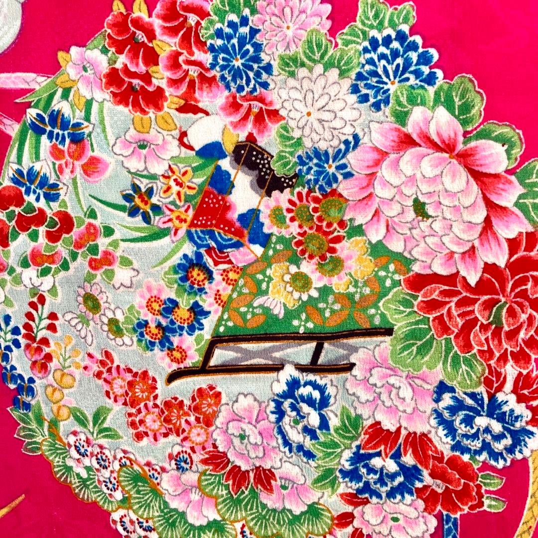 アンティーク7歳 女の子 子供着物 七五三 アンティーク着物 NO42