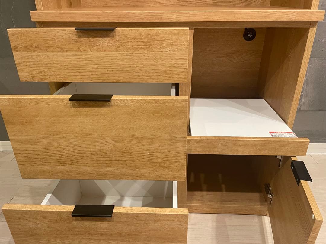 ［配送可能］ニトリ 食器棚 キッチンボード　幅87cm