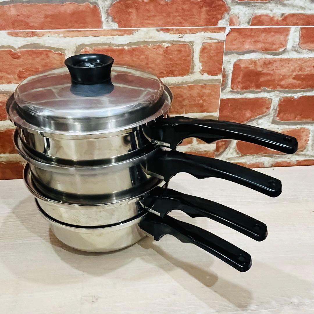 K3431【インコア】フライパン・鍋7点セット