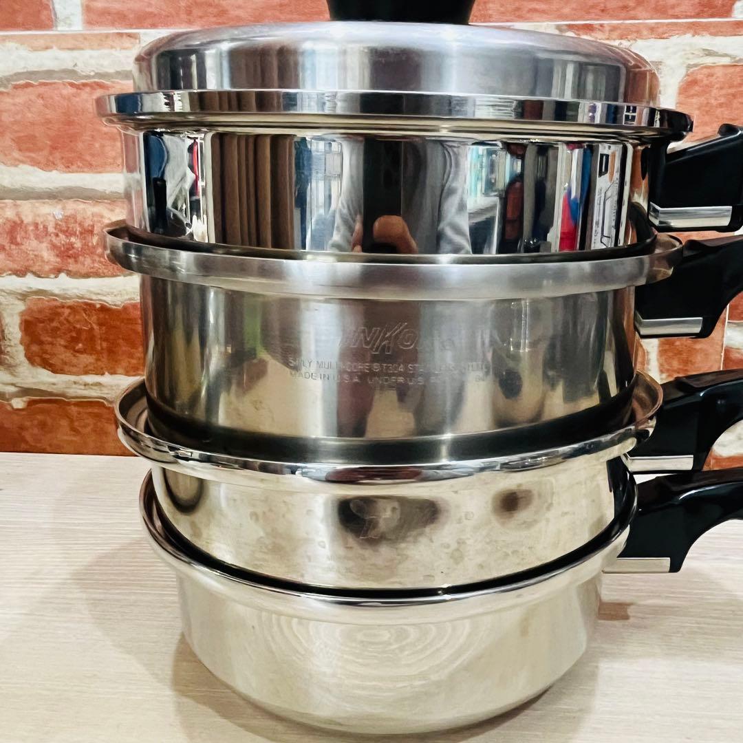 K3431【インコア】フライパン・鍋7点セット