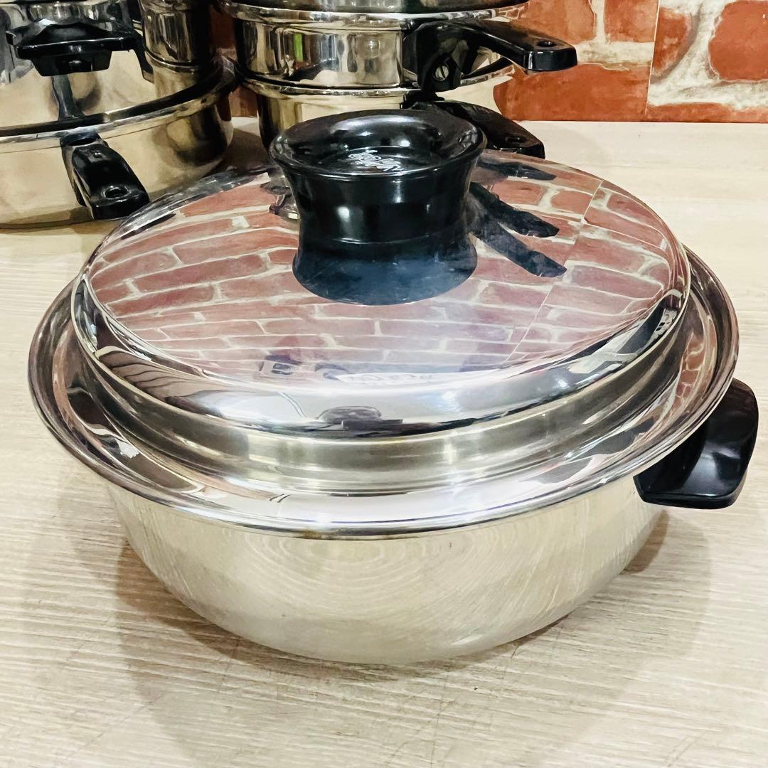 K3431【インコア】フライパン・鍋7点セット