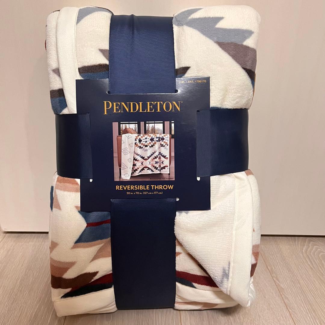 ペンドルトン PENDLETON 大判ひざ掛け リバーシブル　2枚セット