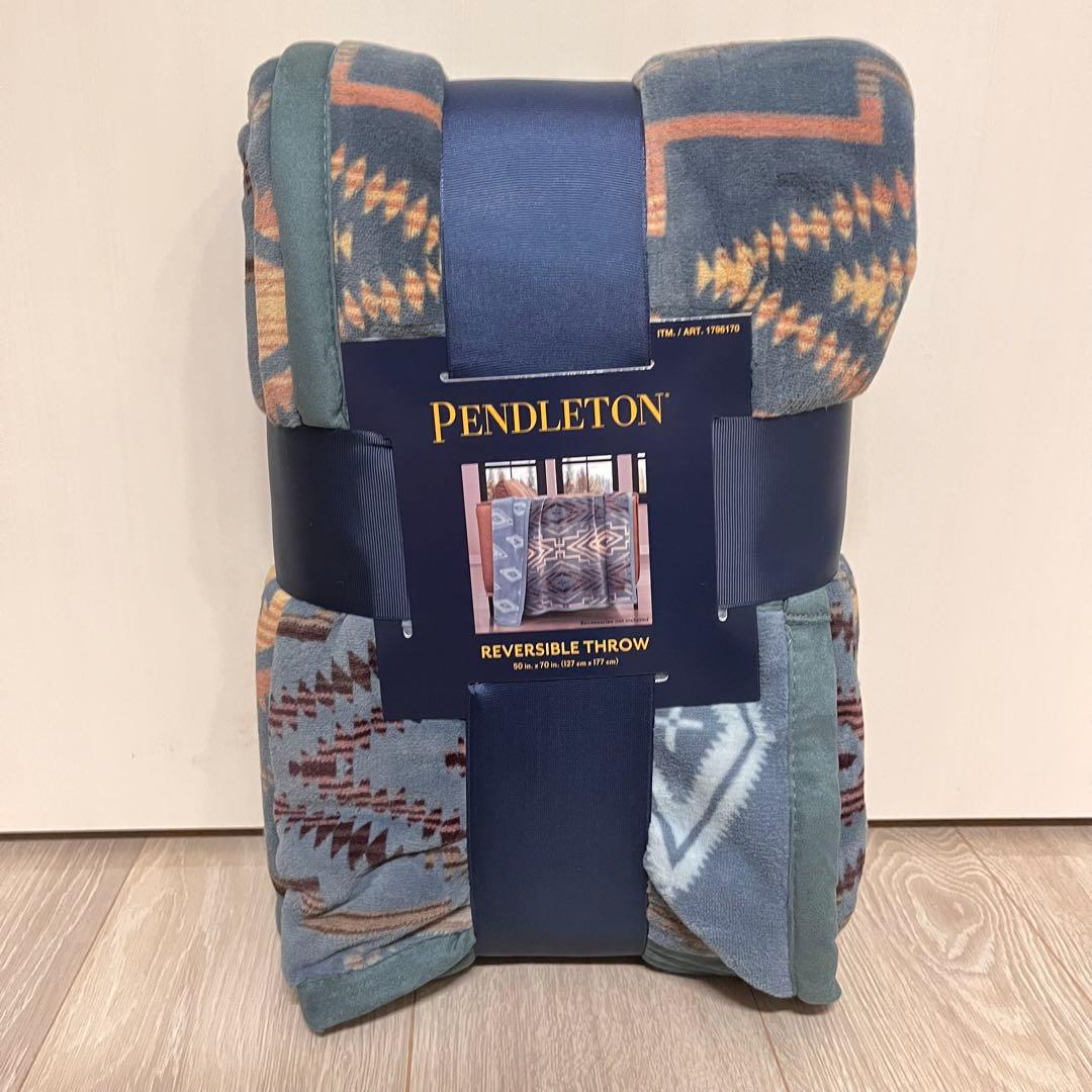 ペンドルトン PENDLETON 大判ひざ掛け リバーシブル　2枚セット