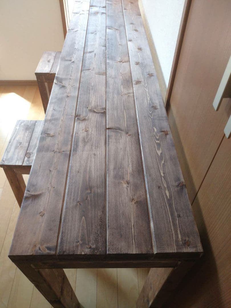 180カウンターテーブル ウォールナットワックス仕上げ アンティーク180