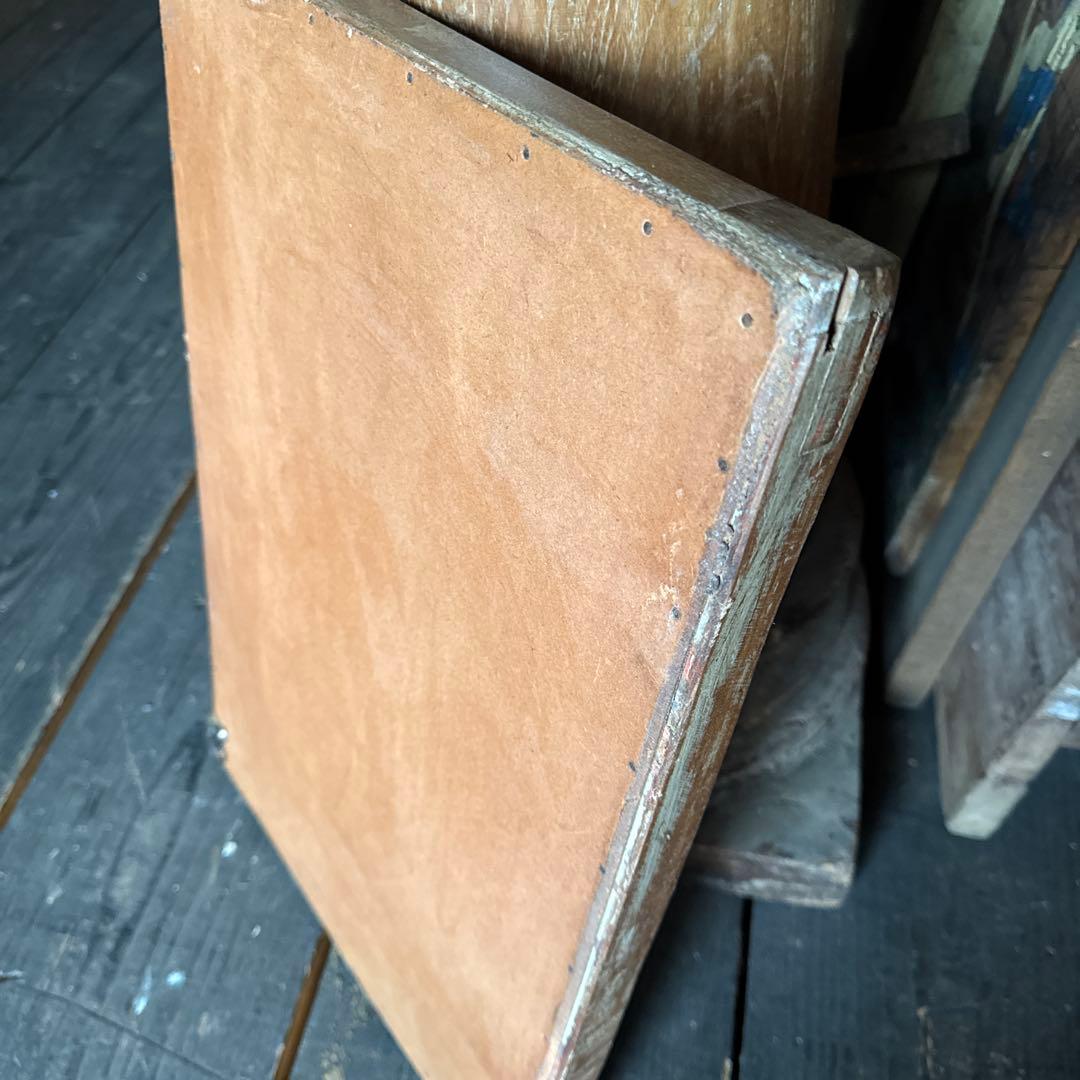 インド木製枠壁掛けミラー