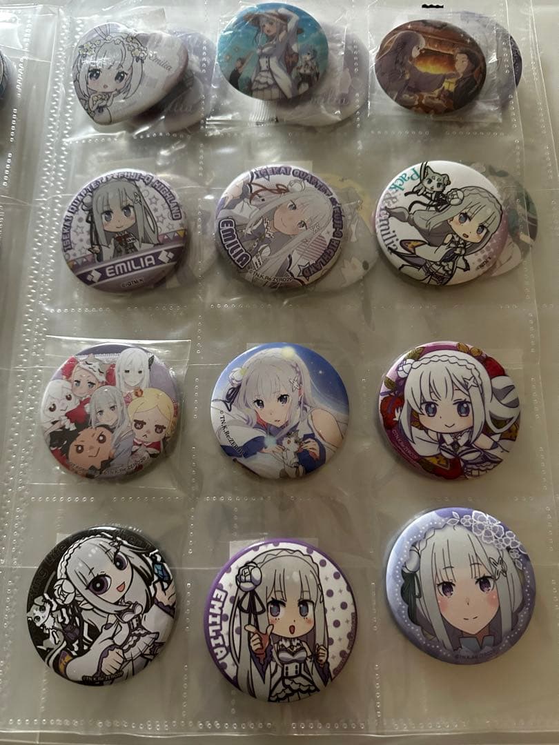 エミリア　缶バッジ79点