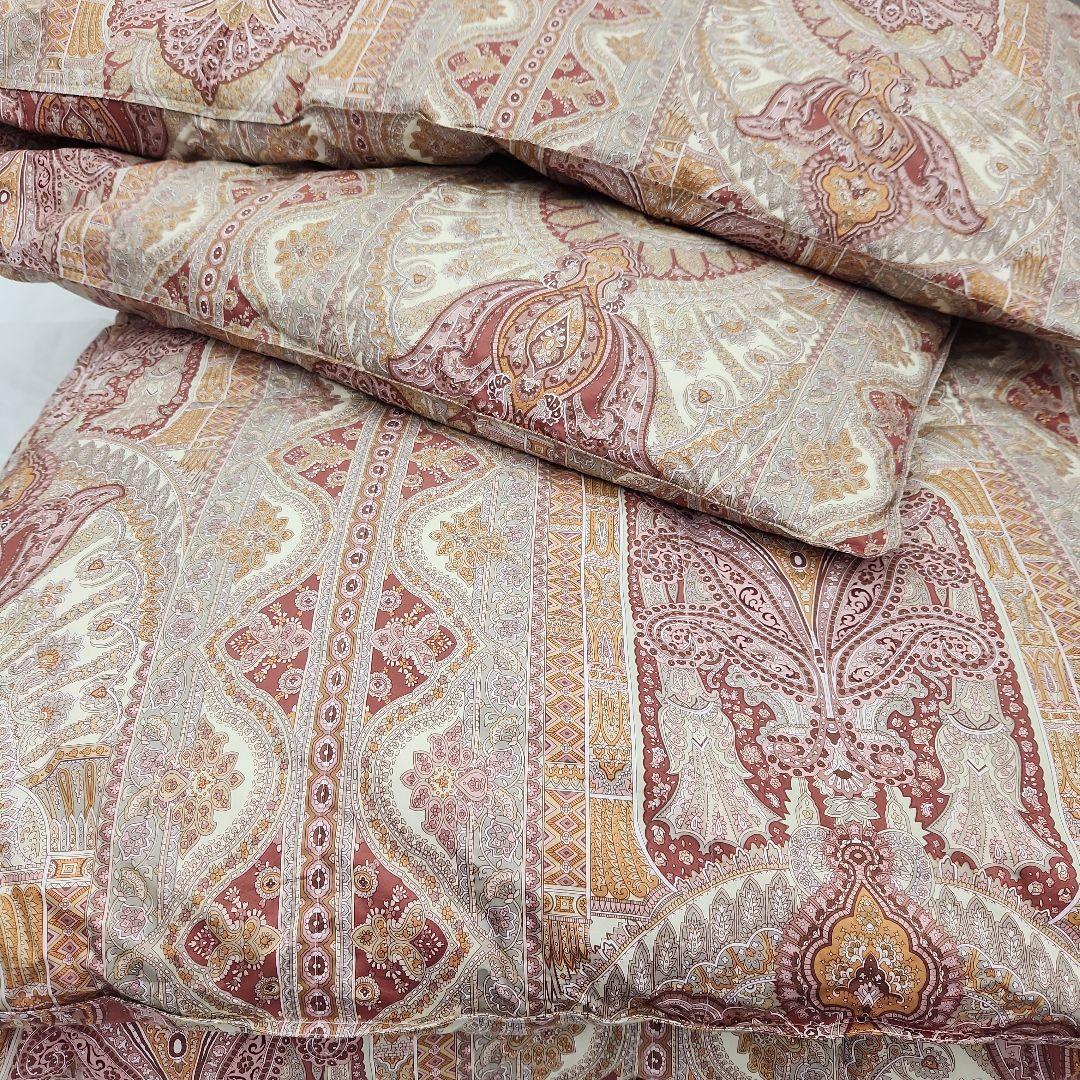 羽毛掛け布団 クィーン 二層式側生地綿100% ハンガリーホワイトダック90%⤵