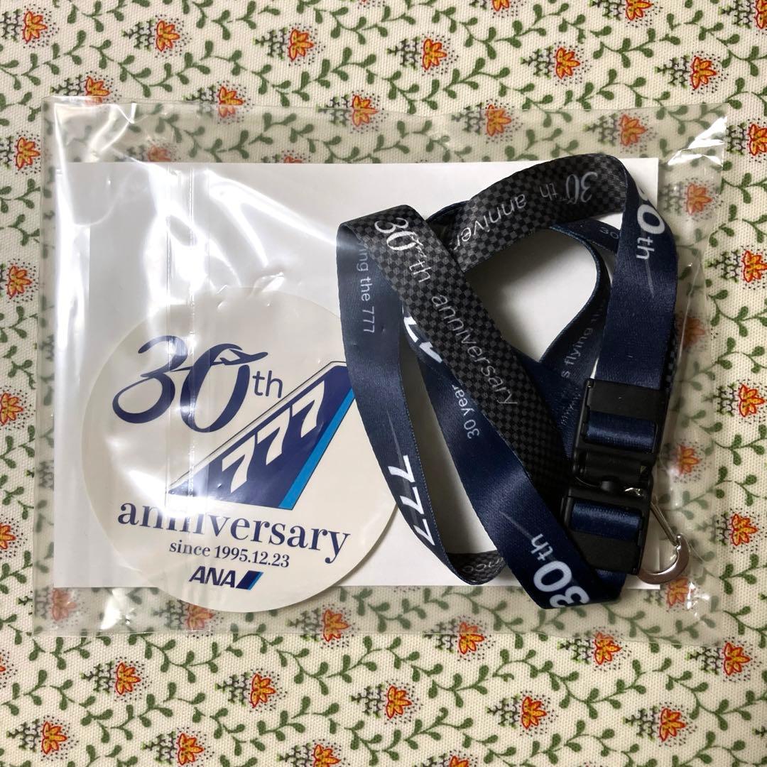 【ANA】ボーイング777就航30周年フライト記念品(新品・未開封)