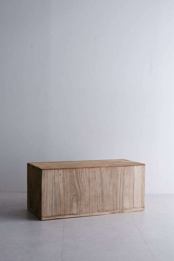 小引き出し 展示台 本棚 収納棚 無垢材 杉材 ケヤキ材 古家具 古道具