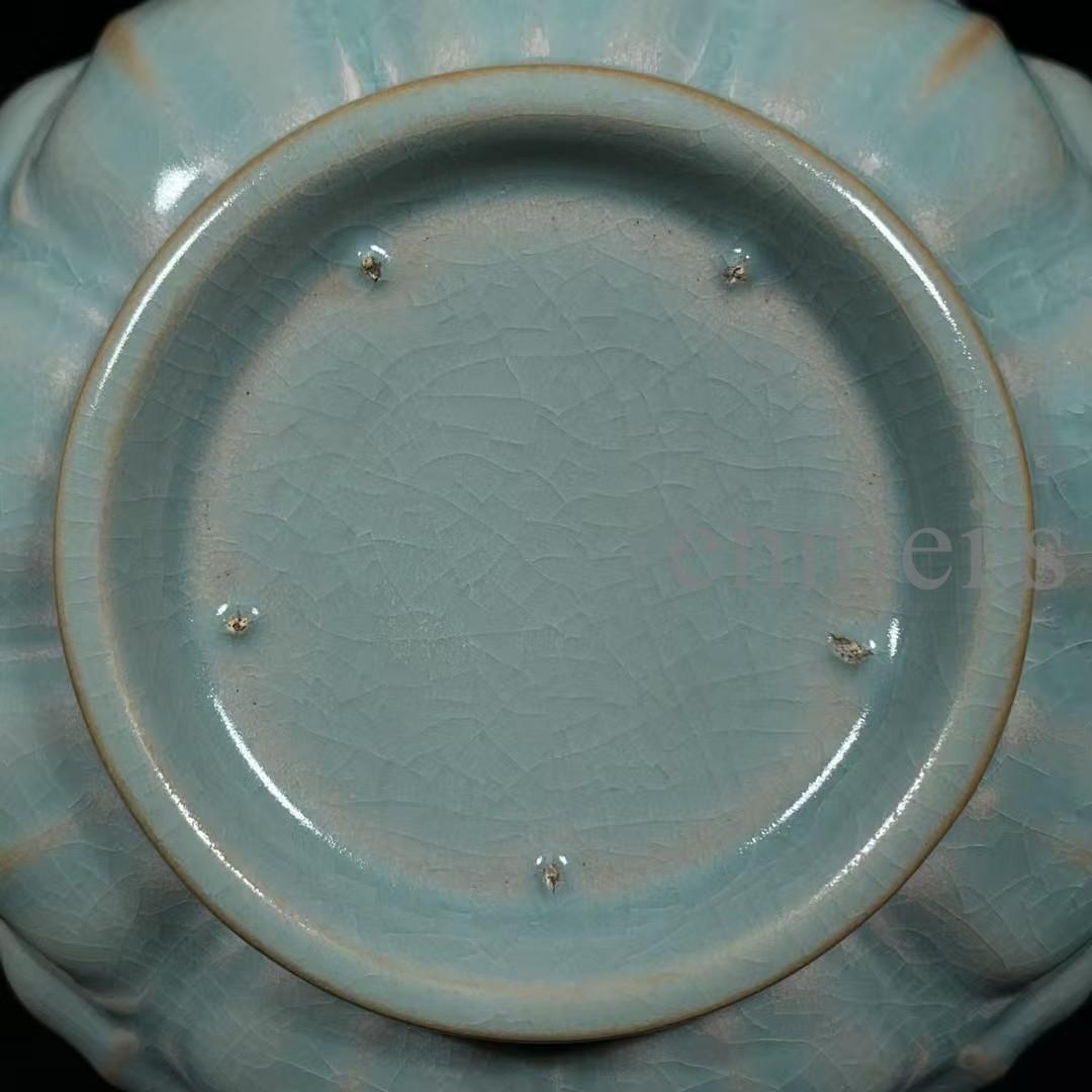 中国古美術・旧蔵宋汝窯蓮花洗・青釉・香炉・香道具・書道・陶器