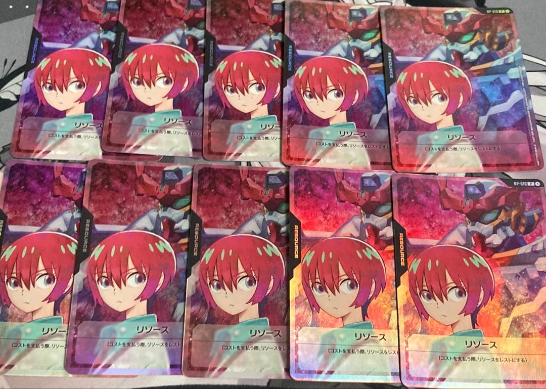 希少・美品】ガンダム リソース ジークアクス＆マチュ 10枚 - メルカリ