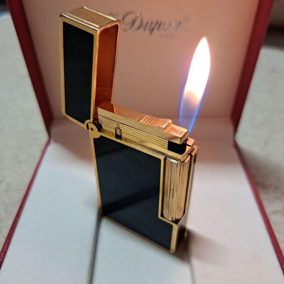 ◇デュポンライター、ライン2、純正漆、ネイビーゴールド◇ - メルカリ