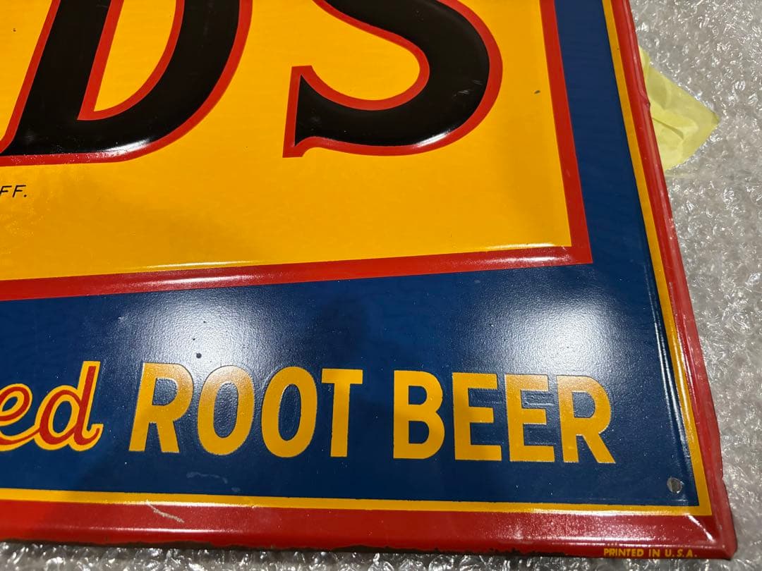 50s -60s製 DAD'S Root Beer メタルサイン