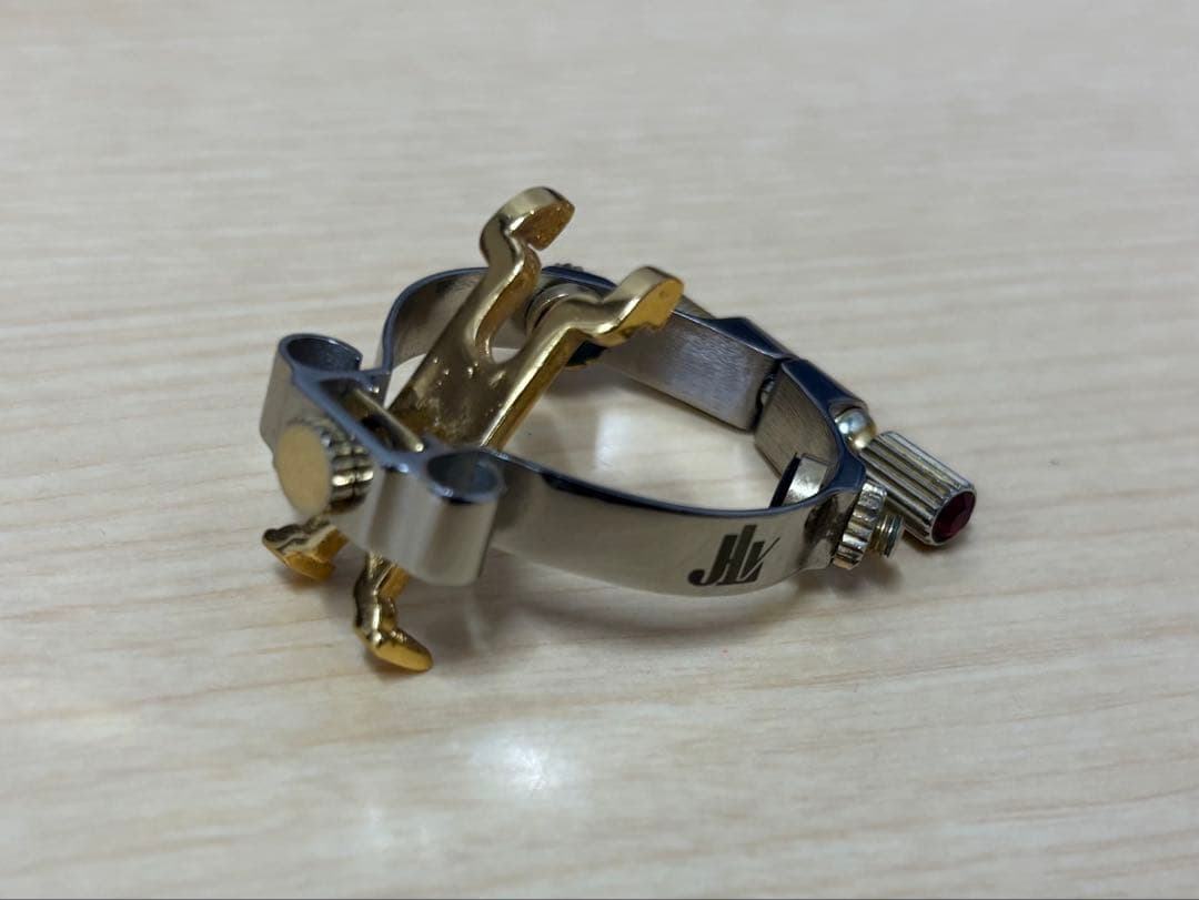◯ JLV バスクラリネットリガチャー　プラチナ