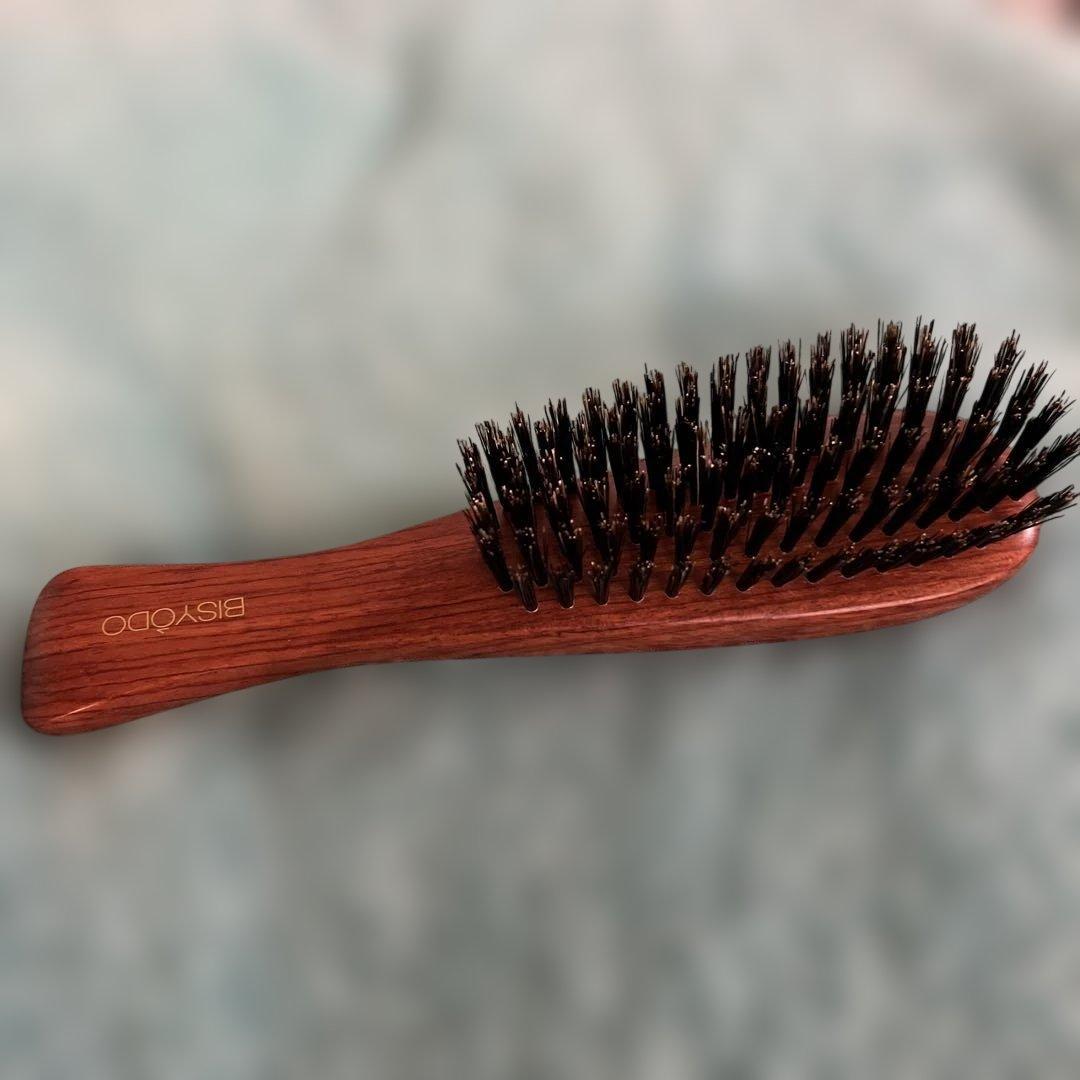 美粧堂　天然毛ヘアブラシ