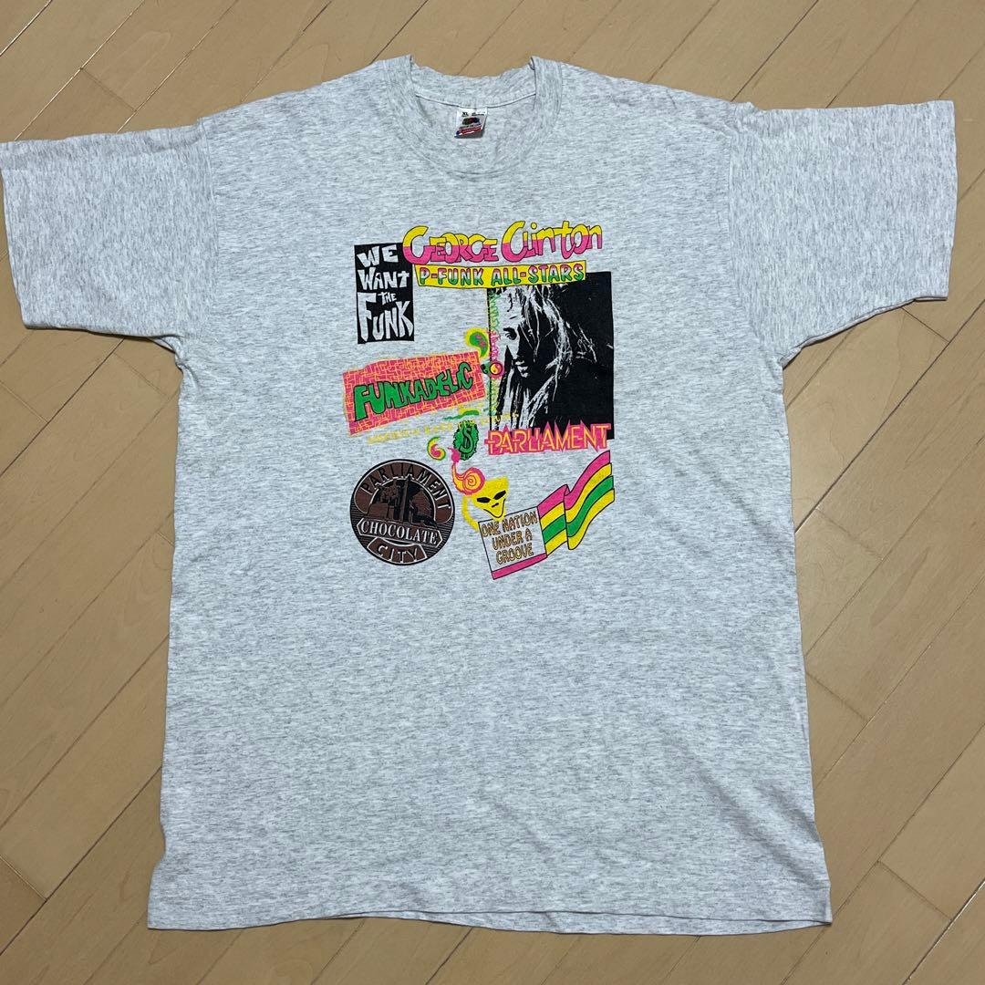 レア 90s ジョージ・クリントン ファンカデリック Tシャツ P-FUNK