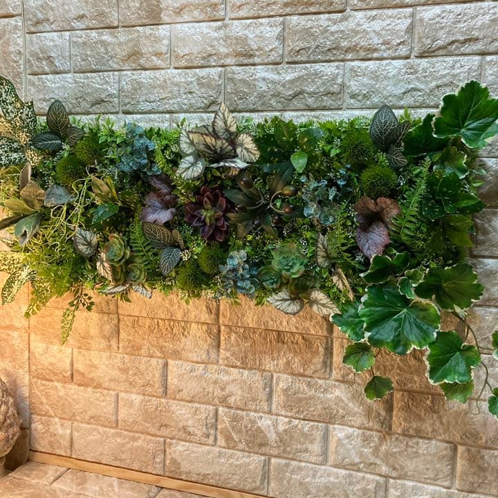 光触媒　人工観葉植物　ウォールグリーン　造花　インテリア60353