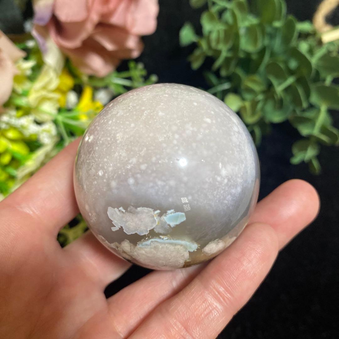 グリーン桜瑪瑙with夜桜 スフィア ②