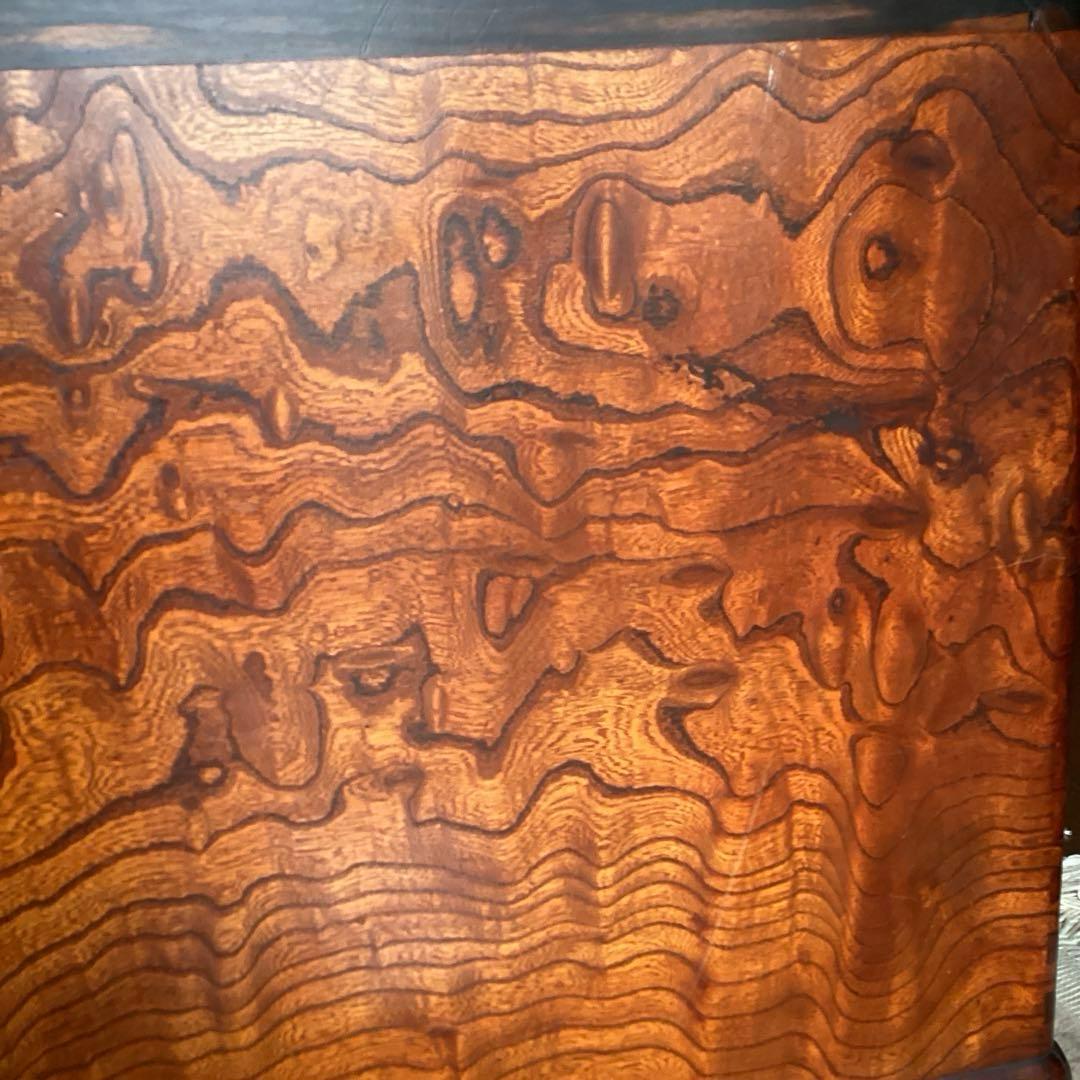 江戸火鉢 長火鉢 関東火鉢 欅 玉杢 銘木 （特注五徳付） - メルカリ