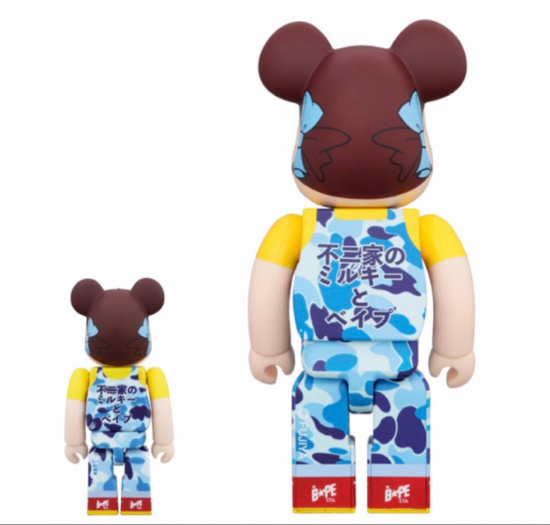 BE@RBRICK BAPE® × ペコちゃん 100% & 400% - メルカリ