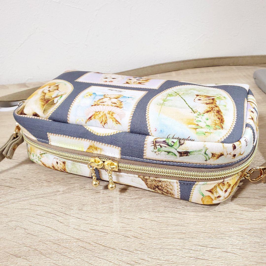 ハンドメイド お財布×ポシェット フランシュリッペ ダイアリー バッグ