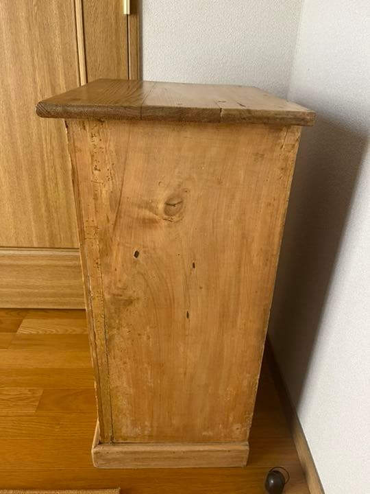 最終価格です。電話台　オールドパイン　アンティーク　チェスト