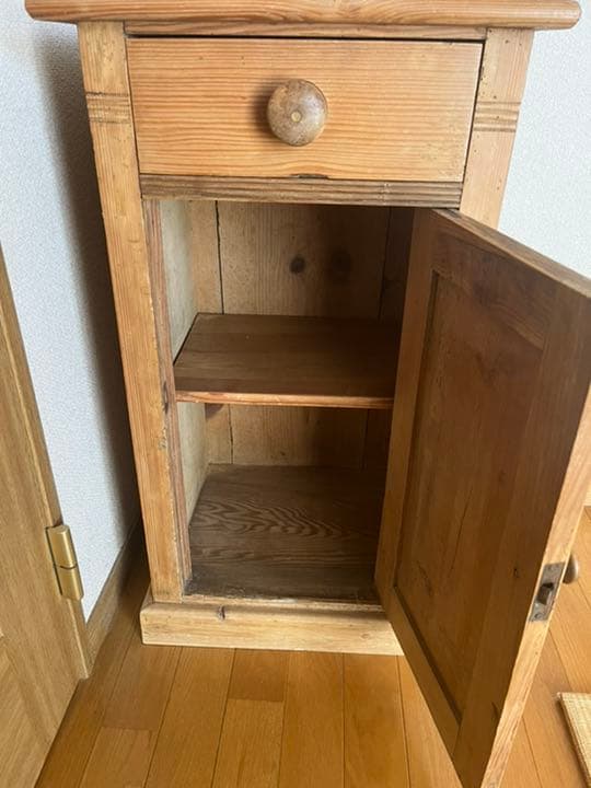 最終価格です。電話台　オールドパイン　アンティーク　チェスト