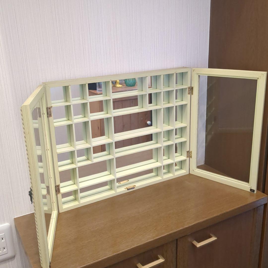 ロココ調壁掛け飾り棚、ディスプレイラック、木製