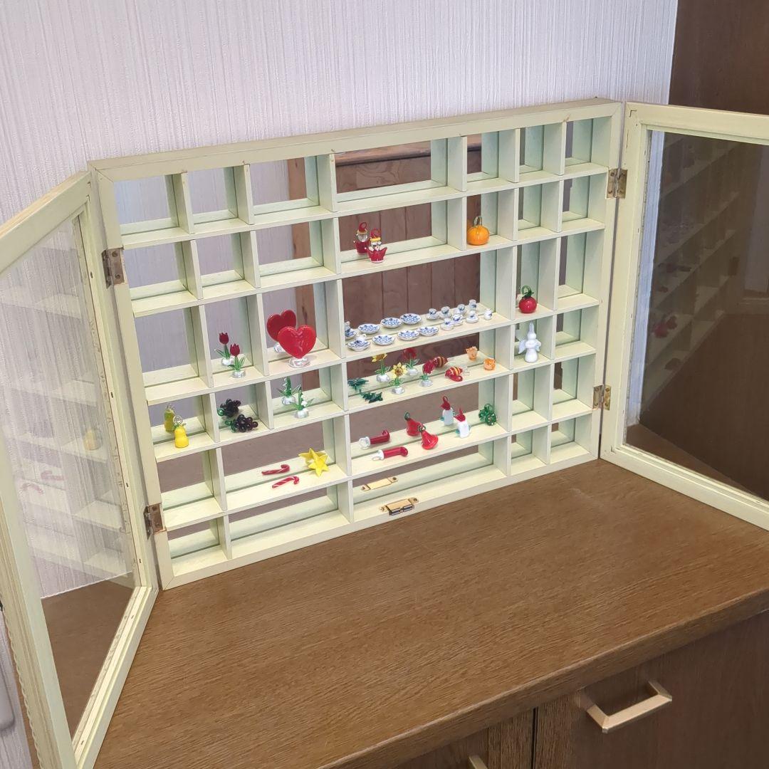 ロココ調壁掛け飾り棚、ディスプレイラック、木製