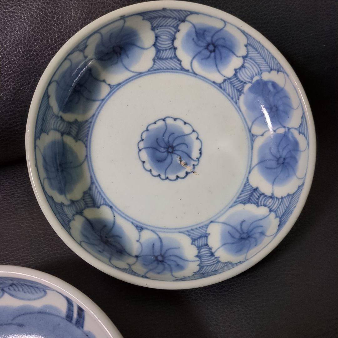 古伊万里染付 なます皿 くらわんか皿 時代物 2枚 - メルカリ
