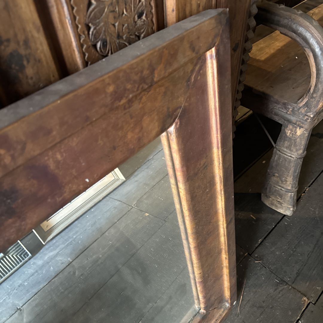 トルコ銅張りミラー 銅張り鏡