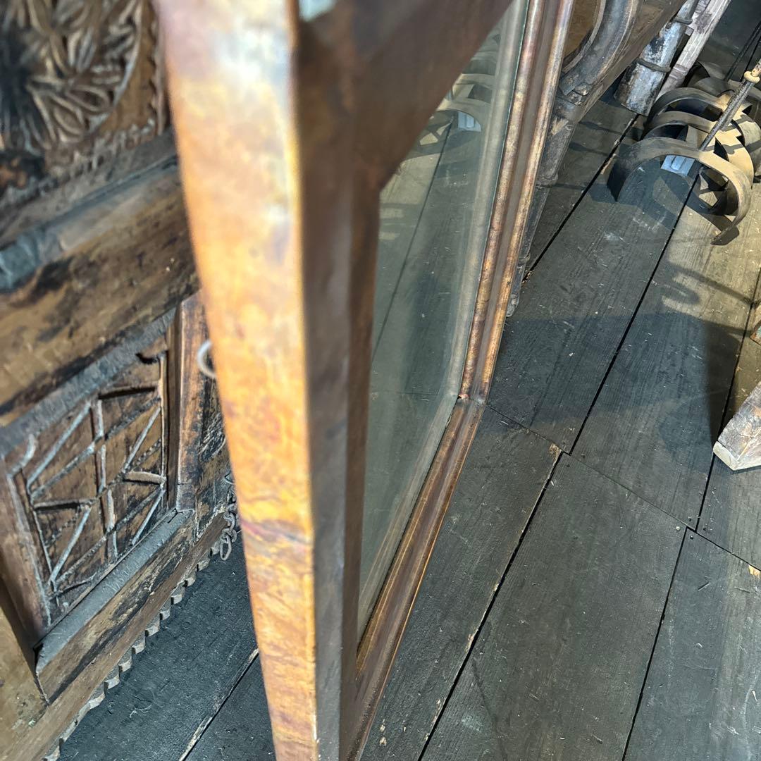 トルコ銅張りミラー 銅張り鏡