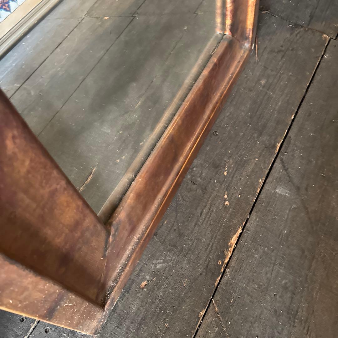 トルコ銅張りミラー 銅張り鏡