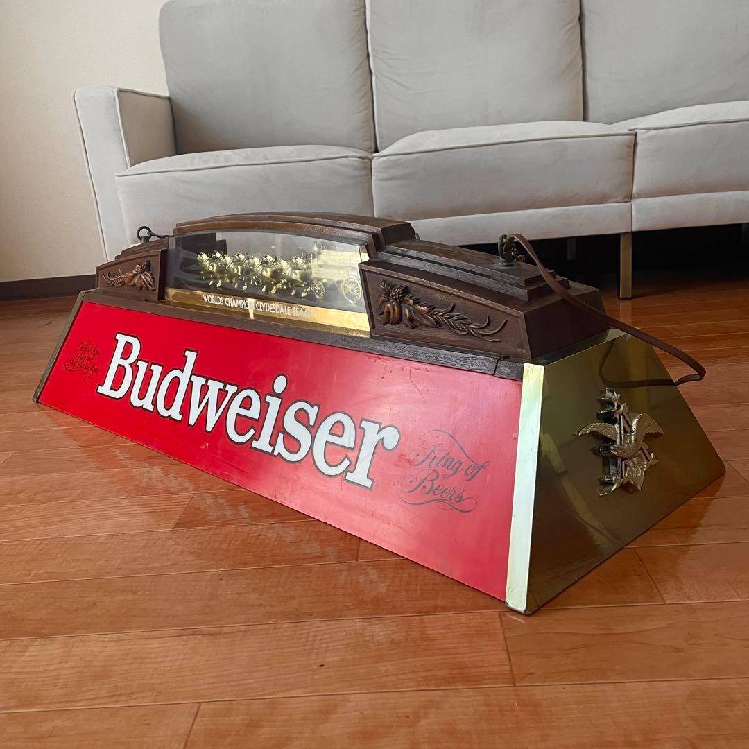 90s 80s バドワイザー Budweiser プールバーライト ランプ 照明