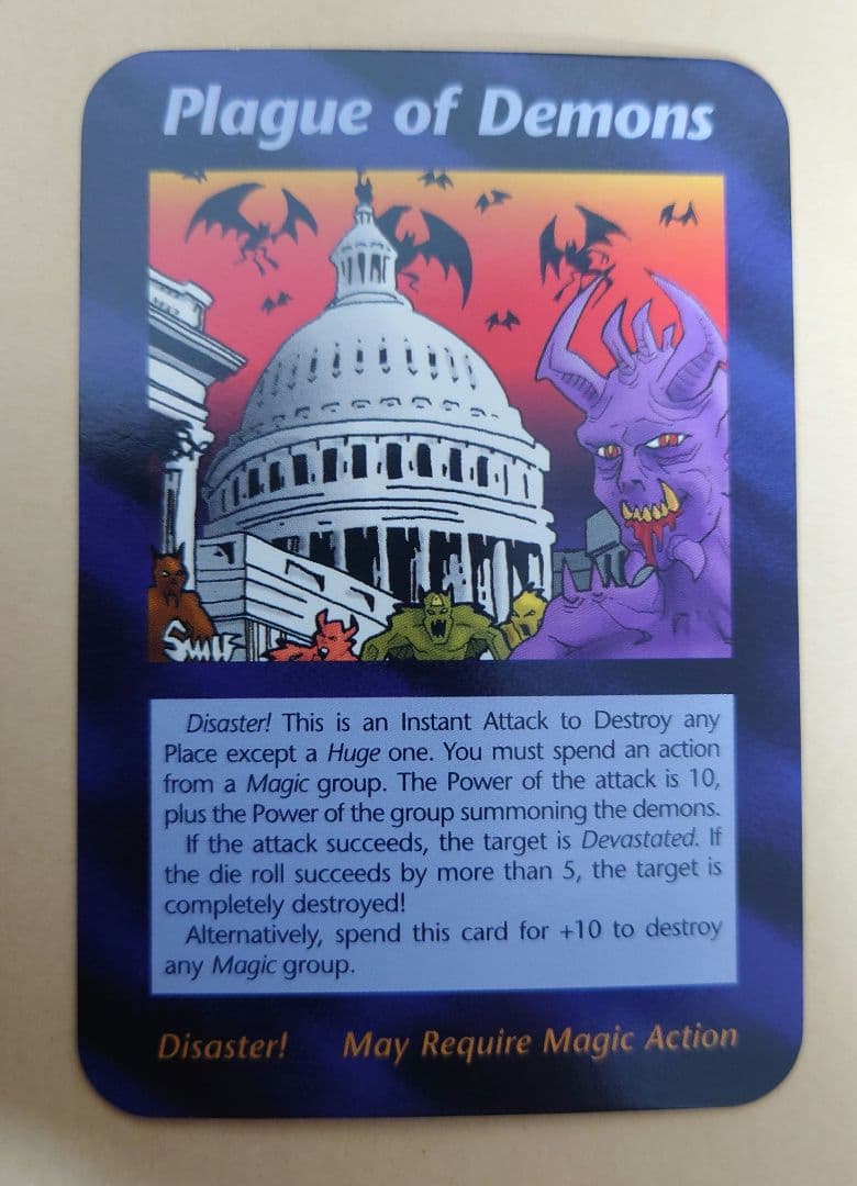 イルミナティカード Plague of Demons 悪魔の疫病やりすぎ都市伝説