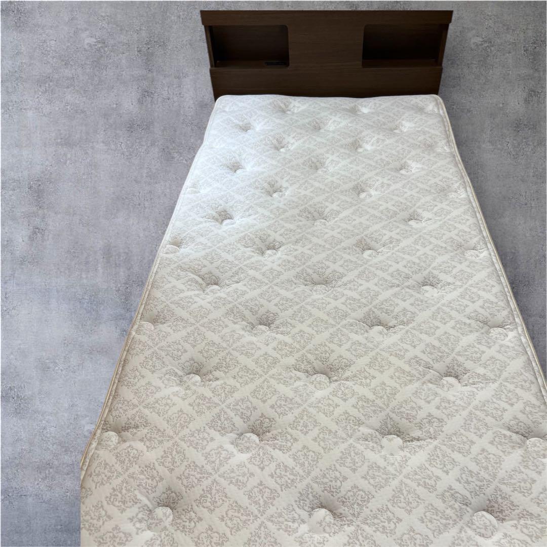 超美品simmonsシモンズ Beautyrestシングル マットレスフレーム付