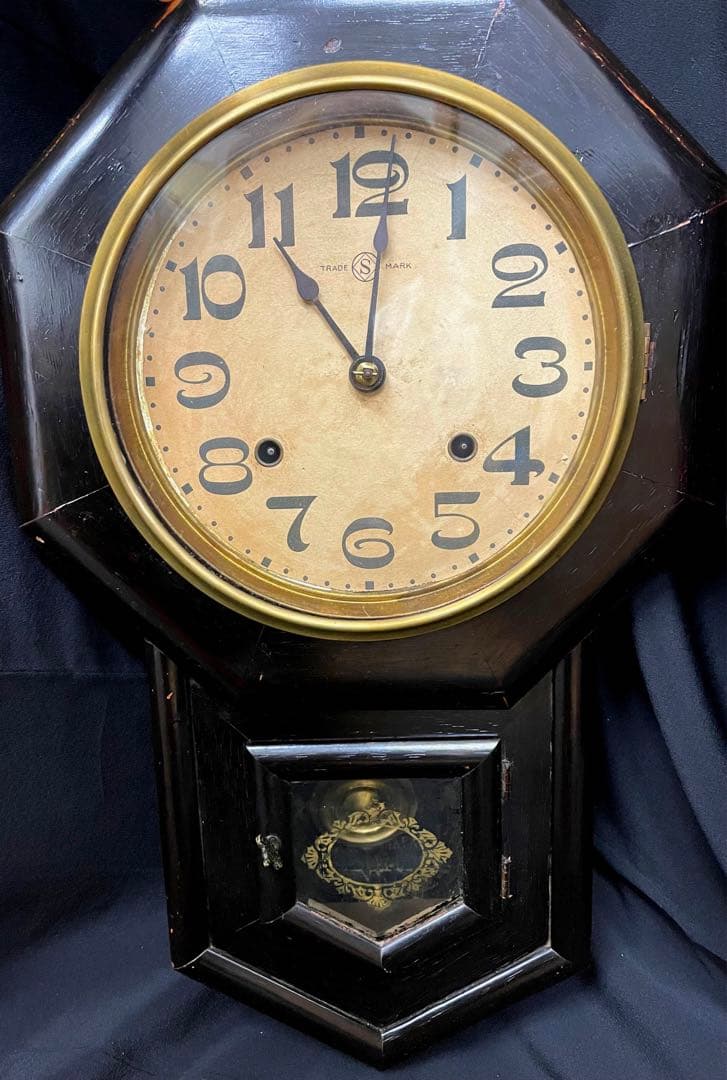 稼働アンティーク　精工舎　柱時計　昭和レトロ