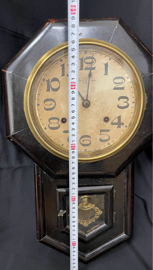 稼働アンティーク　精工舎　柱時計　昭和レトロ