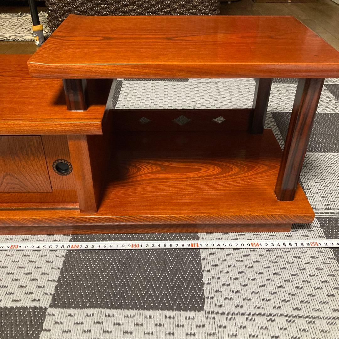 和風　木製棚　飾り棚　床の間　和室などに