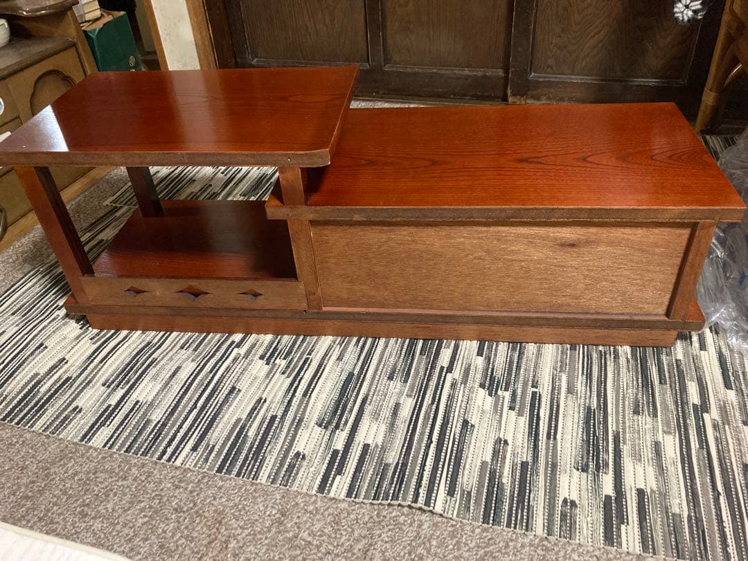 和風　木製棚　飾り棚　床の間　和室などに