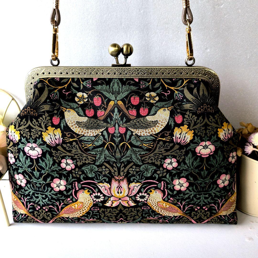 虎柄♥がま口ポーチ長財布♥ハンドメイド