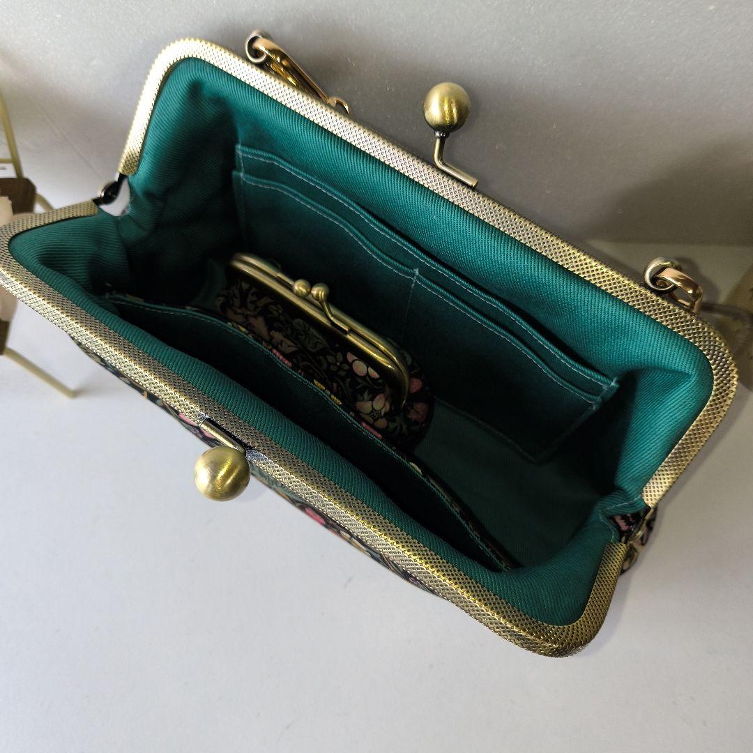 虎柄♥がま口ポーチ長財布♥ハンドメイド