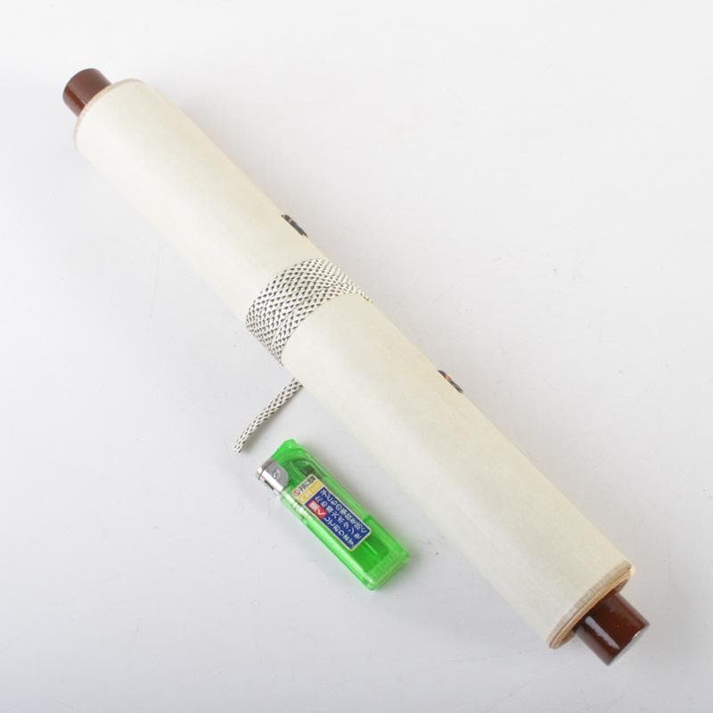 掛軸 大徳寺高桐院 松長剛山筆 一行書 「深雲古寺鐘」