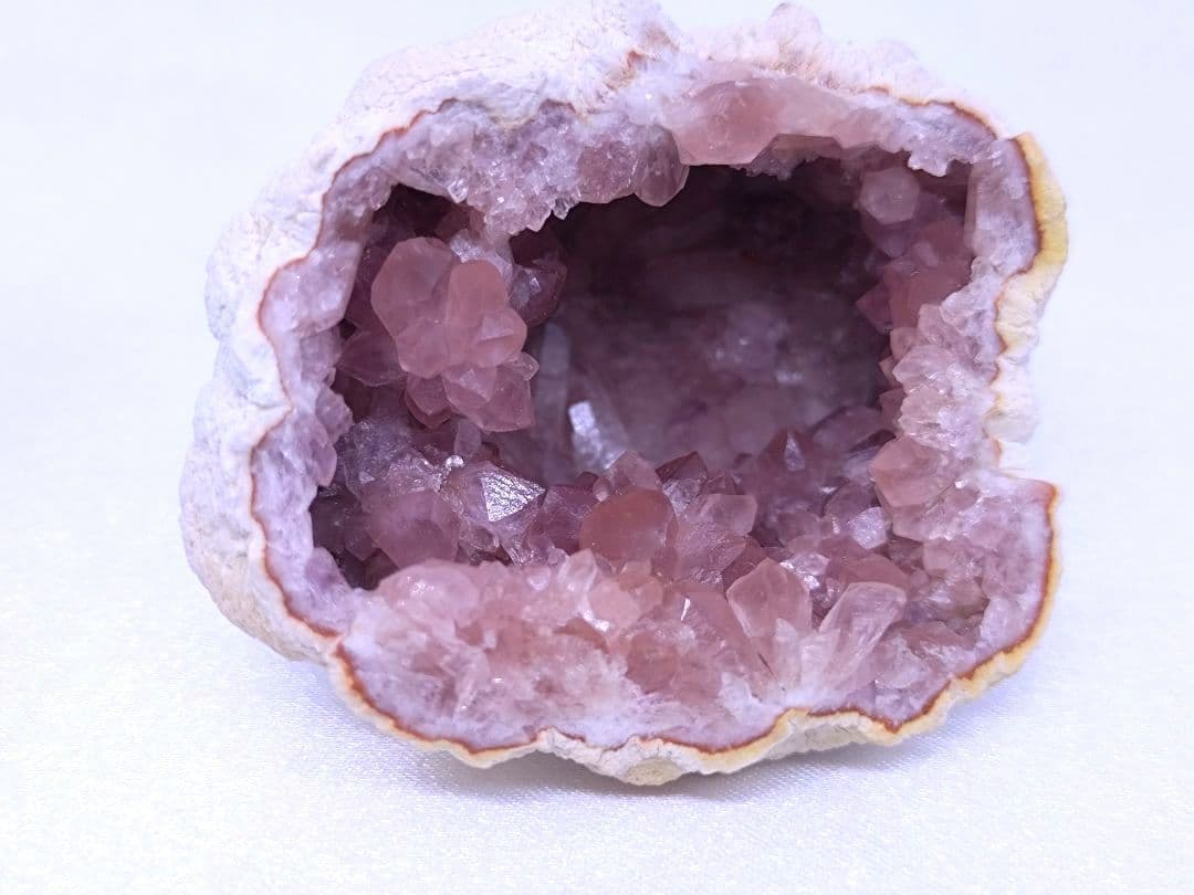 高品質　アルゼンチン産　ピンクアメジスト　ジオード　原石　標本　フラワー　②